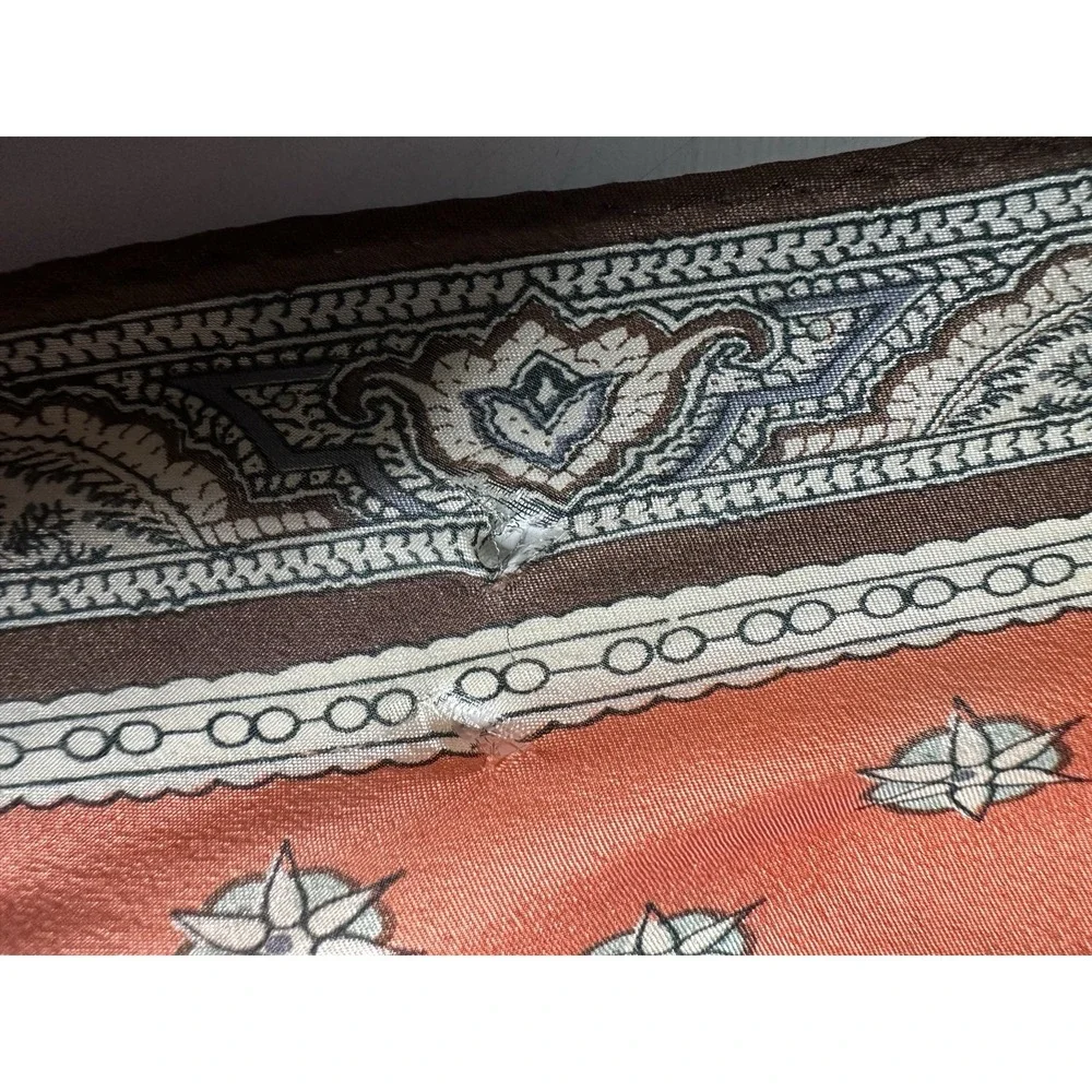 Vintage Cacharel Silk Twill Slim Scarf (Imperfections, Photos)